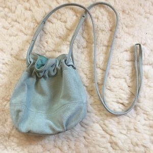 Little draw string crossbody bag